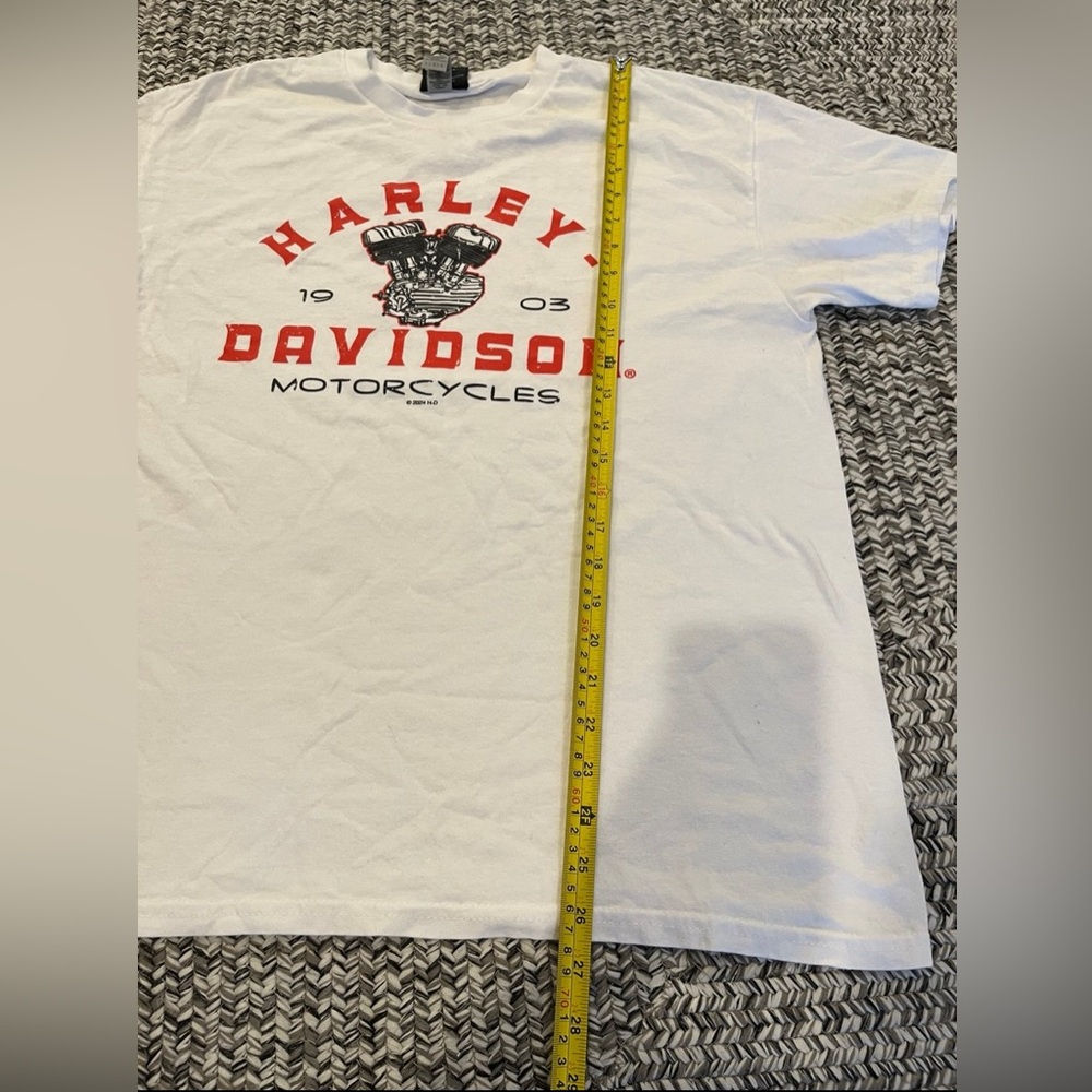 Sturgis South Dakota Harley-Davidson cotton t-shirt men’s Large red white black - Picture 6 of 6